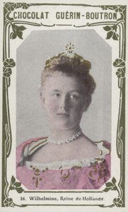 Wilhelmine, Reine de Hollande (farvet foto) af French School