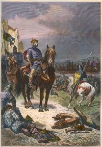Vilhelm Erobreren (William II af Normandiet eller Vilhelm I af England af French School