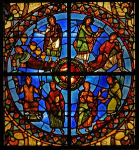 Window Treasury-D skildrer historien om St Stephens relikvier af French School