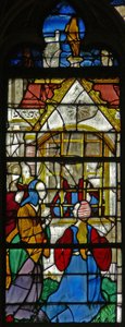 Vindue w119, der viser en scene fra St. Thomas