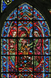 Vindue w203, der viser præsentationen i templet af French School