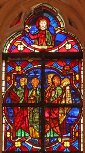 Fenster w212, Darstellung von Johannes