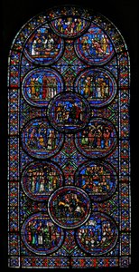 Vindue w23, der viser St Thomas Becket-vinduet af French School