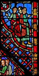 Vindue w2 Moses før Farao Ex VIII 8 af French School