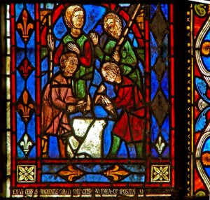 Vindue w31, der viser donorer - smede af French School