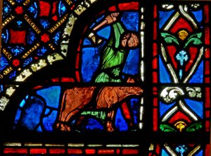 Fenster w3 mit Stiftern - Metzger