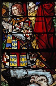 Vindue w4 viser en donor - Francois de Montmorency af French School