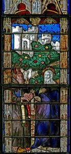 Vindue w7, der viser fristelsen i vildmarken af French School