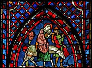 Vindue w7 Flight into Egypt af French School