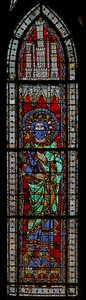 Vindue w9 forestillende Charles Martel af French School