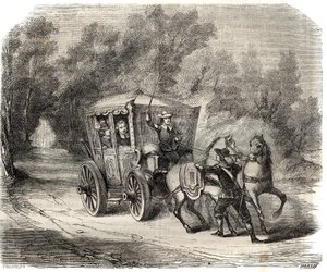 Uden en vagt af kongen, som de gladeligt mødte, er det sandsynligt, at de ville gå igen. Abbe af Fremicourt forsøgte at overbevise markisen af Montespan (Francoise Athenais) af Rochechouart Mortemart (eller Madame de Montespan) (1640-1707) om at forlade af French School