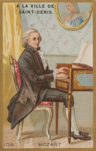 Wolfgang Amadeus Mozart, østrigsk klassisk komponist fra det 18. århundrede af French School