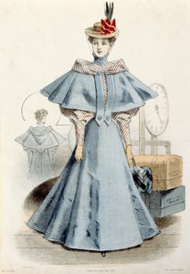 Kvinde i rejsekjole, fra Le Coquet, 1895
