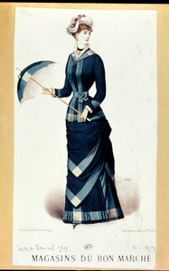 Kvinde med paraply, fra Le Bon Marché, 1879