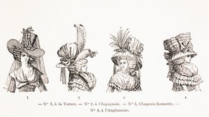 Kvinders hatte i det 18. århundrede, 1875 af French School