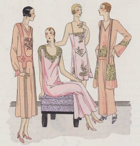 Design af dameundertøj fra 1930