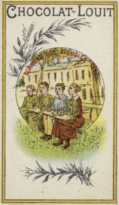 Skrivning for blinde, 1830 af French School