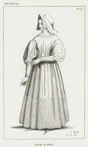 XII Century, Mabille de Riez (gravering) af French School