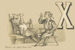 Xeres, oh was für ein guter Wein! von French School