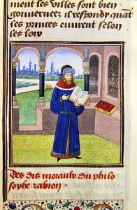 Zabion, fra Histoire des Philosophes, slutningen af det 15. århundrede (vellum) af French School