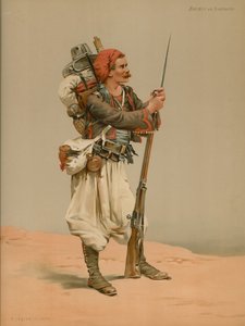 Zouave som Sentinel af French School