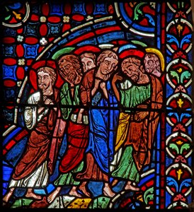 disciple ved arrestation i Getsemene (w0) af French School