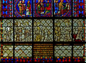donor - af grisailles af Canon Thierry (w36) af French School