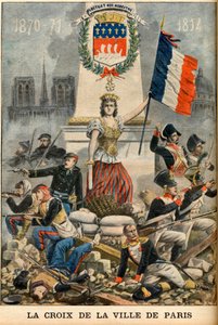 fluctuat nec mergitur - Cross of the town of Paris introduceres i Paris