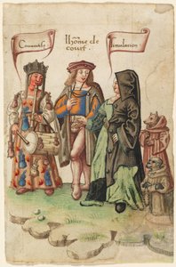 En hofmand, der står mellem begærlighed og dissimulation [fol. 14 recto]