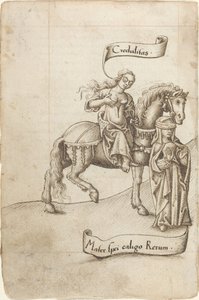 Godroenhed forbereder sig på at pleje håbets moder [fol. 18 verso] af French early 16th Century