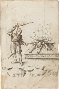 "Stekke ikke ilden med et sværd" [fol. 20 recto]