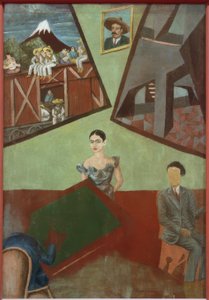Pancho Villa og Adelita af Frida Kahlo