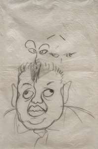 Portræt af Diego Rivera af Frida Kahlo