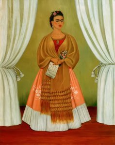 Selvportræt dedikeret til Leon Trotsky af Frida Kahlo