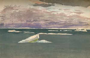 Off the Edge of the Ice - Gathering Storm, 14. september 1893, 1897 af Fridtjof Nansen