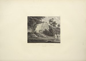 Rock of Inti-Guaicu, tegnet af Koch, graveret af Dutterhoffer, illustration fra 