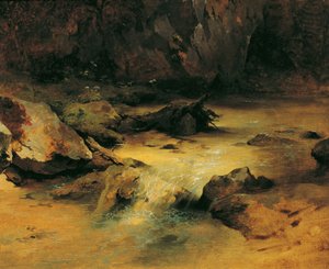 Wildbach af Friedrich August Mathias Gauermann
