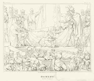 Hamlet, Akt V, Scene 2 (gravering) af Friedrich August Moritz Retzsch