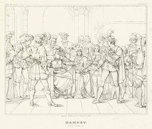 Hamlet, Akt V, Scene 2 (gravering) af Friedrich August Moritz Retzsch