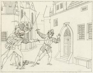 Illustration til Goethes Faust af Friedrich August Moritz Retzsch