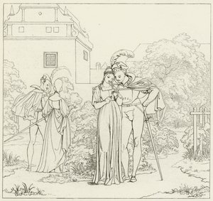 Illustration til Goethes Faust af Friedrich August Moritz Retzsch