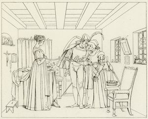 Illustration til Goethes Faust af Friedrich August Moritz Retzsch