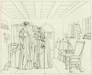 Illustration til Goethes Faust af Friedrich August Moritz Retzsch