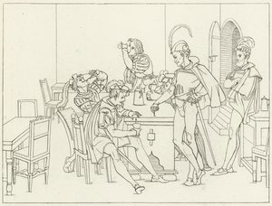 Illustration til Goethes Faust af Friedrich August Moritz Retzsch