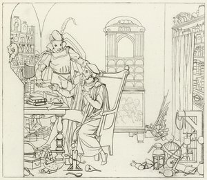 Illustration til Goethes Faust af Friedrich August Moritz Retzsch