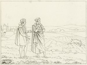 Illustration til Goethes Faust af Friedrich August Moritz Retzsch