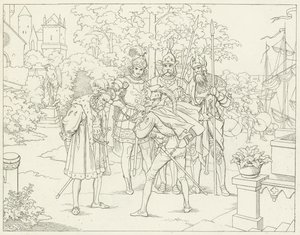 Illustration til Goethes Faust af Friedrich August Moritz Retzsch