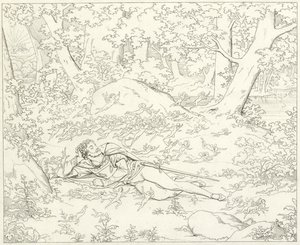 Illustration til Goethes Faust af Friedrich August Moritz Retzsch