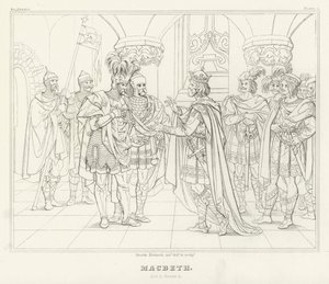 Macbeth, 1. akt, scene 4 (gravering)