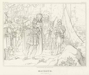 Macbeth, Akt V, Scene 5 (gravering)